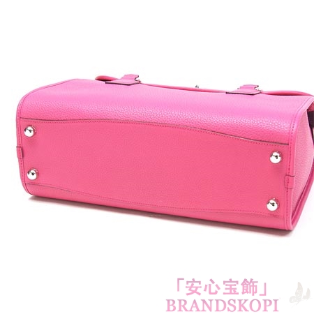 ロエベ/LOEWE/ レザーハンドバッグ32984-c81-7440 /MAGENTA