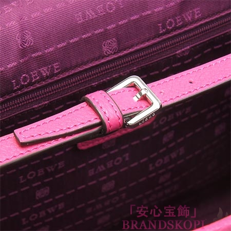 ロエベ/LOEWE/ レザーハンドバッグ32984-c81-7440 /MAGENTA