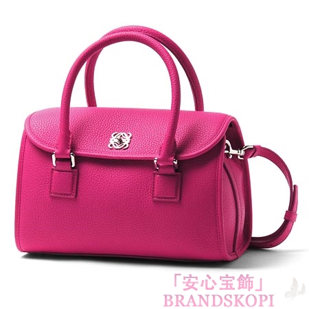 ロエベ/LOEWE/ レザーハンドバッグ（２WAY仕様）/32984-d80-7070 /ブライトマゼンダ