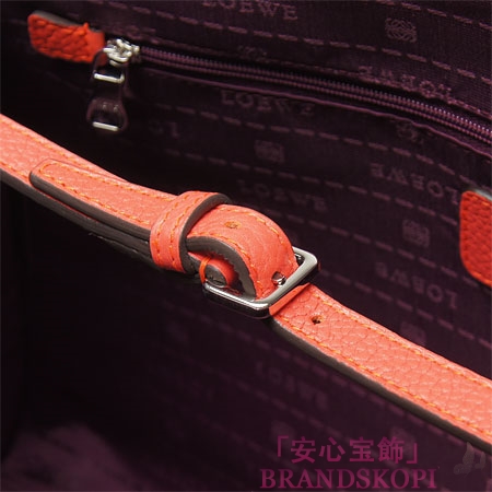 ロエベ/LOEWE/ レザーハンドバッグ/32984-bc81-7347 /マゼンタ/コーラル