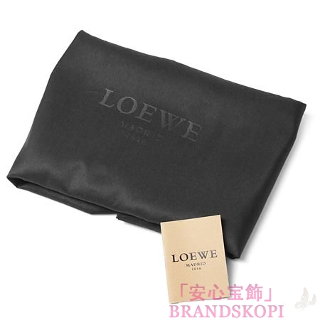 ロエベ/LOEWE/ レザーハンドバッグ/32984-bc81-6184 /パープル/ターコイズ