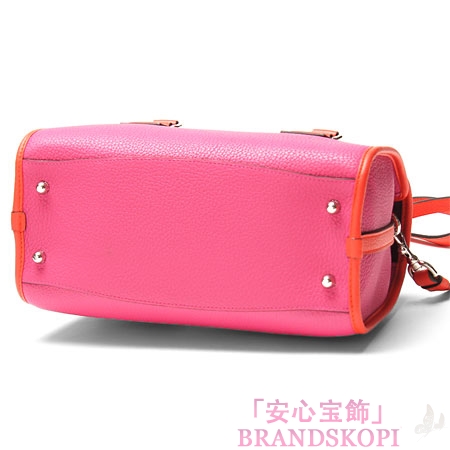 ロエベ/LOEWE/ レザーハンドバッグ（２ＷＡＹ仕様）/32984-bd80-7347 /マゼンタ/コーラル