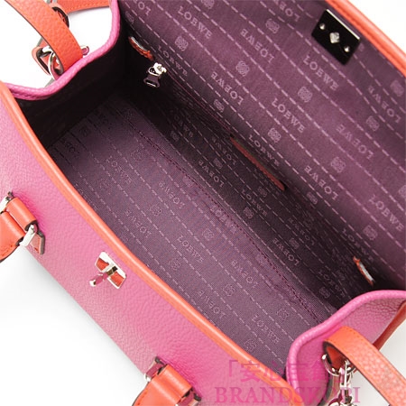 ロエベ/LOEWE/ レザーハンドバッグ（２ＷＡＹ仕様）/32984-bd80-7347 /マゼンタ/コーラル