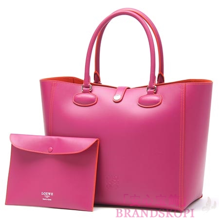 ロエベ/LOEWE/ レザートートバッグ/36471-g60-7440 /MAGENTA