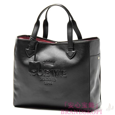ロエベ/LOEWE/ レザートートバッグ/37779-750-1100 /ブラック