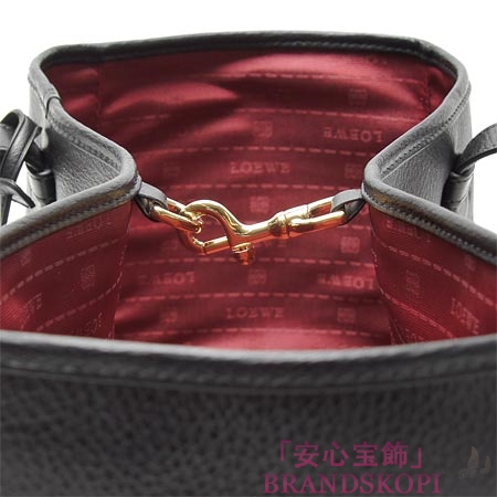 ロエベ/LOEWE/ レザートートバッグ/37779-750-1100 /ブラック