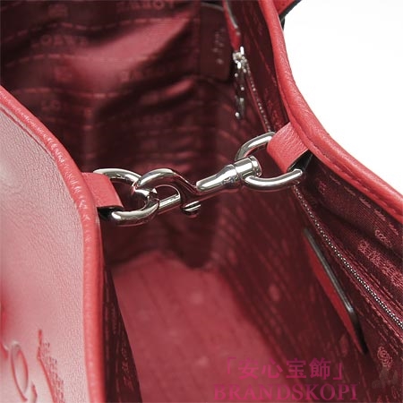ロエベ/LOEWE/ レザートートバッグ/37779-751-7400 /リップスティックレッド