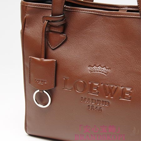 ロエベ/LOEWE/ レザートートバッグ/37779-751-2530 /タンブラウン