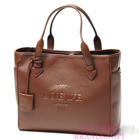 ロエベ/LOEWE/ レザートートバッグ/37779-751-2530 /タンブラウン