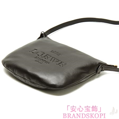 ロエベ/LOEWE/ レザーショルダーバッグ/37779-a45-3110 /コーヒーブラウン