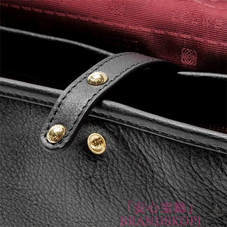 ロエベ/LOEWE/ レザーショルダーバッグ/37779-752-1100 /ブラック