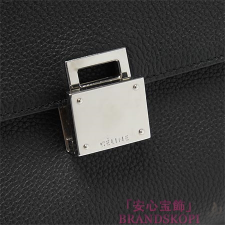 セリーヌ/CELINE/ レザー ハンドバッグ（２ＷＡＹ仕様）/TRAPEZE トラペーズ /Black 16954-3mdb-38no