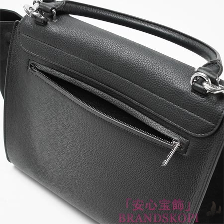 セリーヌ/CELINE/ レザー ハンドバッグ（２ＷＡＹ仕様）/TRAPEZE トラペーズ /Black 16954-3mdb-38no