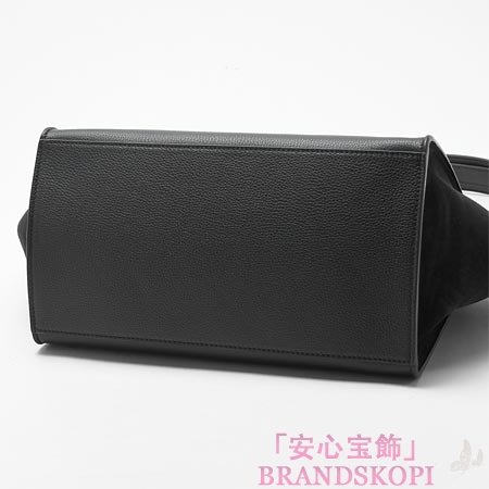 セリーヌ/CELINE/ レザー ハンドバッグ（２ＷＡＹ仕様）/TRAPEZE トラペーズ /Black 16954-3mdb-38no