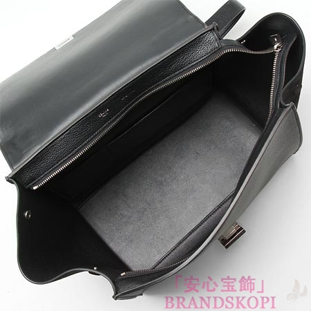 セリーヌ/CELINE/ レザー ハンドバッグ（２ＷＡＹ仕様）/TRAPEZE トラペーズ /Black 16954-3mdb-38no