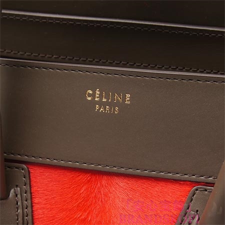 セリーヌ/CELINE/ レザーハンドバッグ/LUGGEGE ラゲージ /Brick 16521-3nsd-28bk