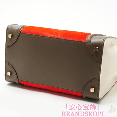 セリーヌ/CELINE/ レザーハンドバッグ/LUGGEGE ラゲージ /Brick 16521-3nsd-28bk