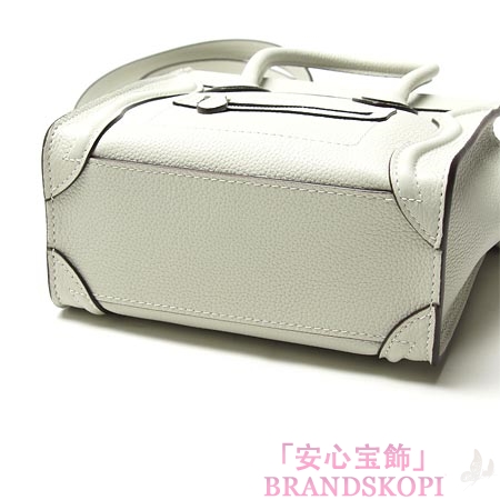 セリーヌ/CELINE/ レザーハンドバッグ（２ＷＡＹ仕様）/LUGGEGE/ラゲージ ナノショッパー16824-3lug-01lu