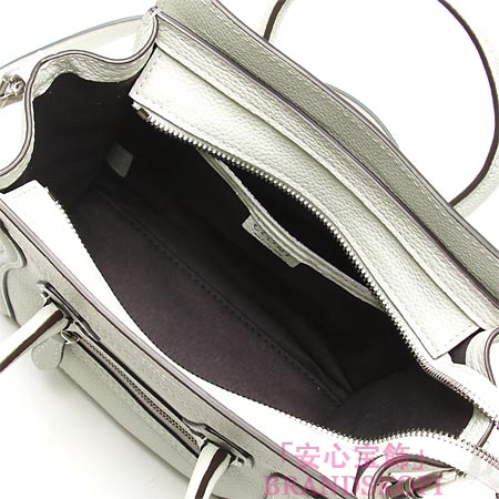 セリーヌ/CELINE/ レザーハンドバッグ（２ＷＡＹ仕様）/LUGGEGE/ラゲージ ナノショッパー16824-3lug-01lu