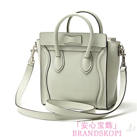 セリーヌ/CELINE/ レザーハンドバッグ（２ＷＡＹ仕様）/LUGGEGE/ラゲージ ナノショッパー16824-3lug-01lu