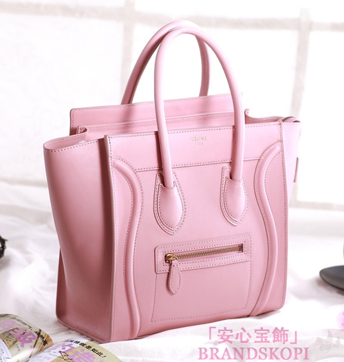 セリーヌ2014年春夏新作ラゲージ ミニショッパートートバッグ コバルトプルーCELINE-3332