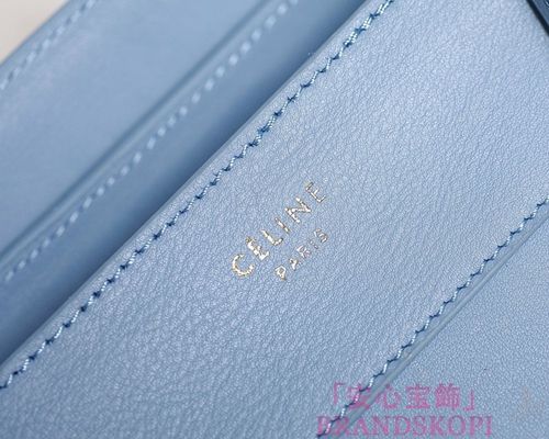 セリーヌ2014年春夏新作ラゲージ ミニショッパートートバッグ コバルトプルーCELINE-3325