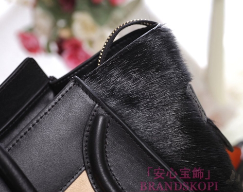 セリーヌ2014年春夏新作ラゲージ ミニショッパートートバッグ コバルトプルーCELINE-3323