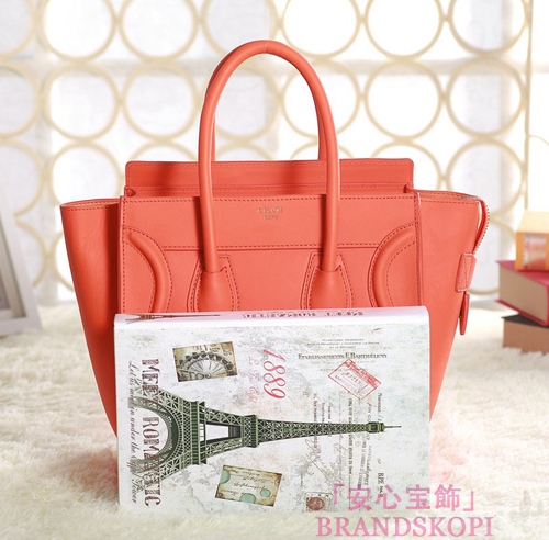 セリーヌ2014年春夏新作ラゲージ ミニショッパートートバッグ コバルトプルーCELINE-3320