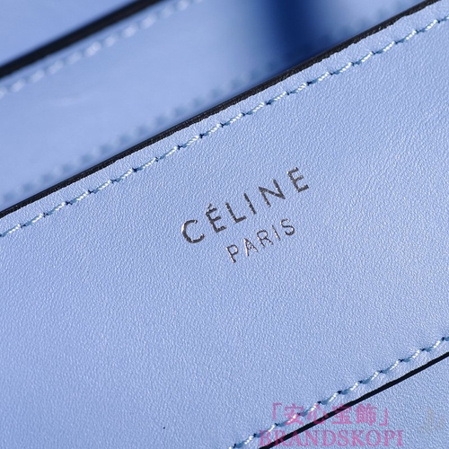 セリーヌ2014年春夏新作ラゲージ ミニショッパートートバッグ コバルトプルーCELINE-3312