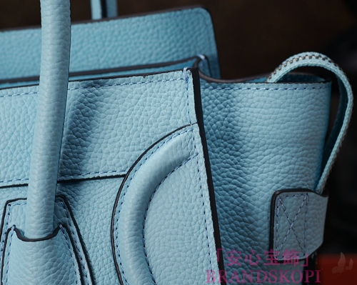 セリーヌ2014年春夏新作ラゲージ ミニショッパートートバッグ コバルトプルーCELINE-3310
