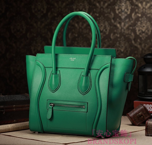セリーヌ 2014年春夏新作ラゲージ ミニショッパートートバッグ コバルトプルーCELINE-3309