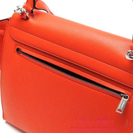 セリーヌ/CELINE/ レザー ハンドバッグ（２ＷＡＹ仕様）/TRAPEZE トラペーズ /Vermillon 16954-3mdb-27vl
