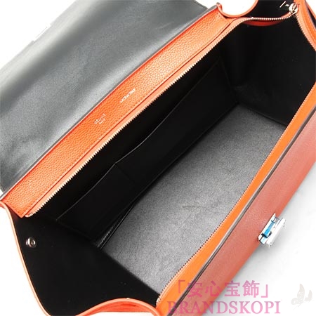 セリーヌ/CELINE/ レザー ハンドバッグ（２ＷＡＹ仕様）/TRAPEZE トラペーズ /Vermillon 16954-3mdb-27vl