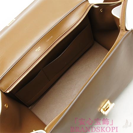 セリーヌ/CELINE/ レザー ハンドバッグ（２ＷＡＹ仕様）/TRAPEZE トラペーズ /Vermillon 16954-3otj-27vl