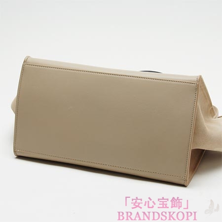セリーヌ/CELINE/ レザー ハンドバッグ（２ＷＡＹ仕様）/TRAPEZE トラペーズ /Beige 16954-3ota-02bg