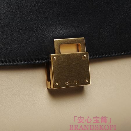 セリーヌ/CELINE/ レザー ハンドバッグ（２ＷＡＹ仕様）/TRAPEZE トラペーズ /Beige 16954-3ota-02bg