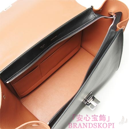 セリーヌ/CELINE/ レザーハンドバッグ（２ＷＡＹ仕様）/TRAPEZE トラペーズ /Peach 16954-3pwa-20pj