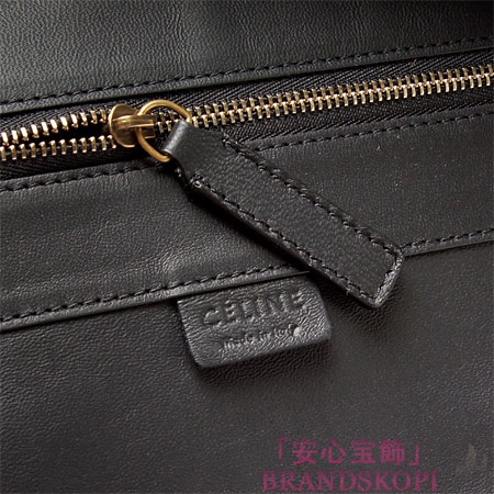 セリーヌ/CELINE/ レザートートバッグ/CABAS /ブラック×マルチカラー16440-3lhd-20rp
