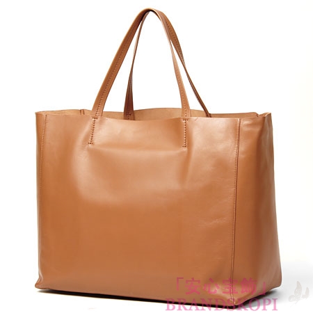 セリーヌ/CELINE/ レザー トートバッグ/CABAS /TAN 16611-3dbt-04lu