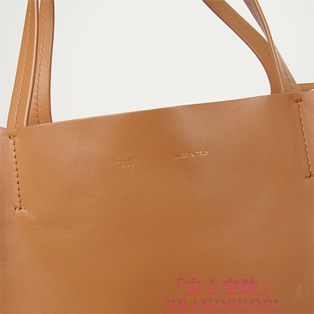セリーヌ/CELINE/ レザー トートバッグ/CABAS /TAN 16611-3dbt-04lu