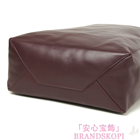 セリーヌ/CELINE/ レザー トートバッグ/CABAS /バーガンディ16440-3dbt-28bx