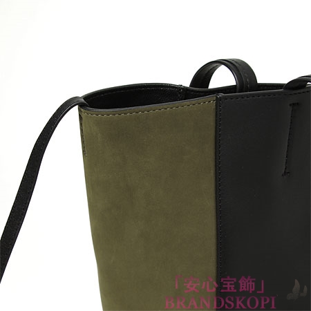 セリーヌ/CELINE/ トートバッグ/CABAS PHANTOM /KHAKI/BLACK 17086-3nnb-15kn