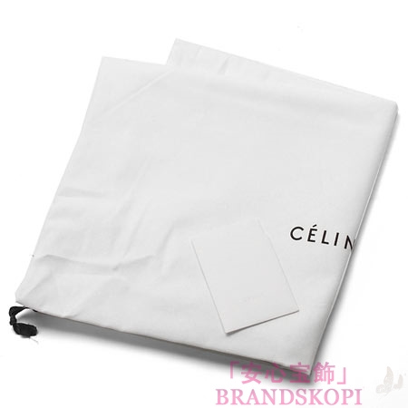 セリーヌ/CELINE/ レザー トートバッグ/CABAS カバ /White/Black 16555-3ebt-01wb