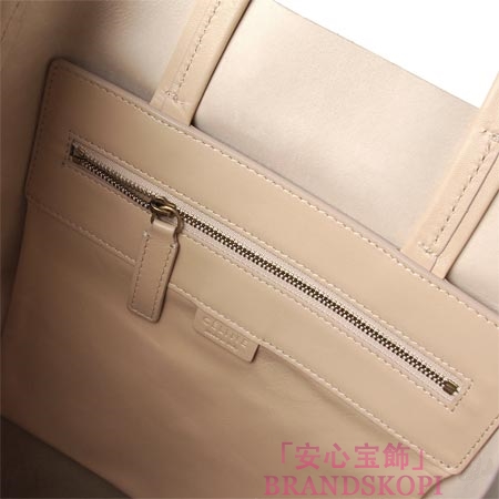 セリーヌ/CELINE/ レザー トートバッグ/CABAS カバ /スキンベージュ×クレイベージュ16555-3ebt-02pd