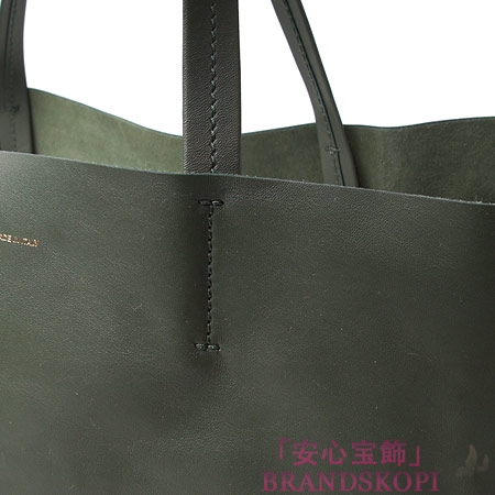 セリーヌ/CELINE/ レザー トートバッグ/CABAS /オリーブグリーン×ベージュ16926-3ebt-31gn