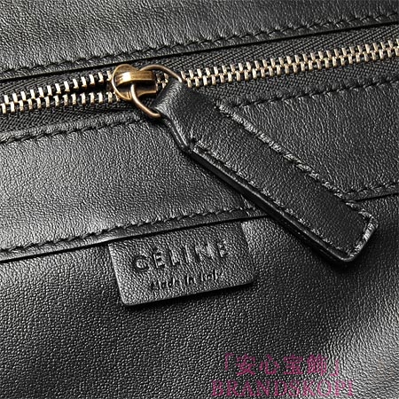セリーヌ/CELINE/ レザートートバッグ/CABAS /ブラック16611-3dbt-38no