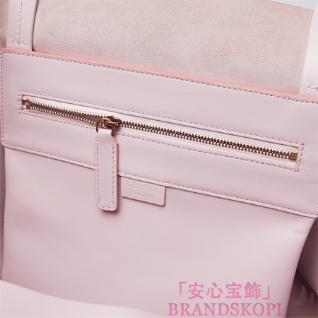 セリーヌ/CELINE/ レザートートバッグ/CABAS /ライトローズピンク16611-3dbt-23lr