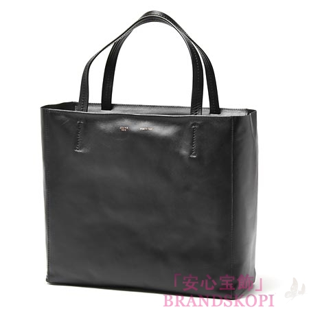 セリーヌ/CELINE/ レザートートバッグ/SMALL HORIZONTAL CABAS /ブラック16924-3dbt-38no