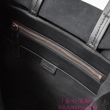 セリーヌ/CELINE/ レザー トートバッグ/CABAS /ブラック16440-3dbt-38no