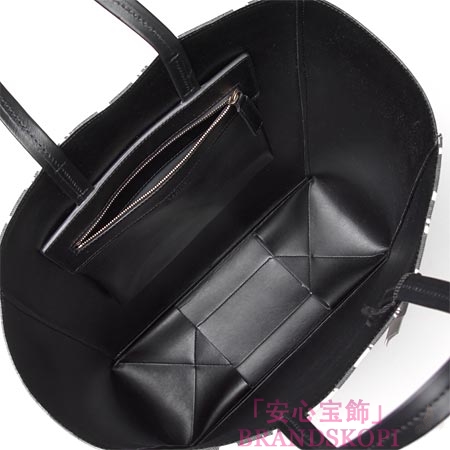 セリーヌ/CELINE/ レザー トートバッグ/CABAS /ブラック×オフホワイト 16440-2lhp-38no